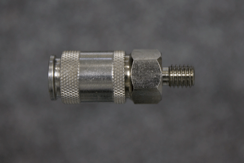 QC8270 Quick Connect Disconnect Coupler to #10-32 male thread